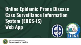 pidsr online|APMC holds PIDSR Training.
